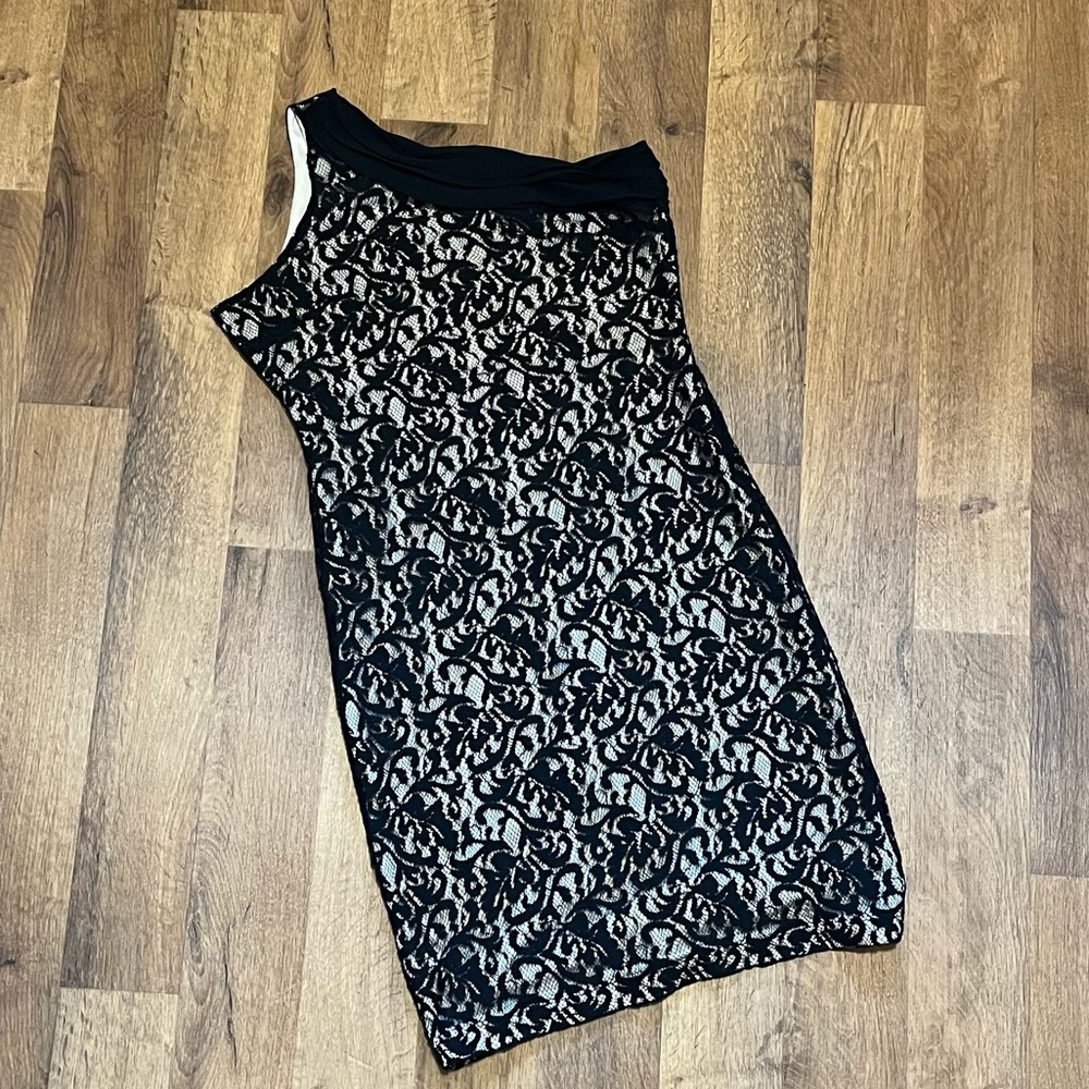 Black Lace One Shoulder The Limited Dress